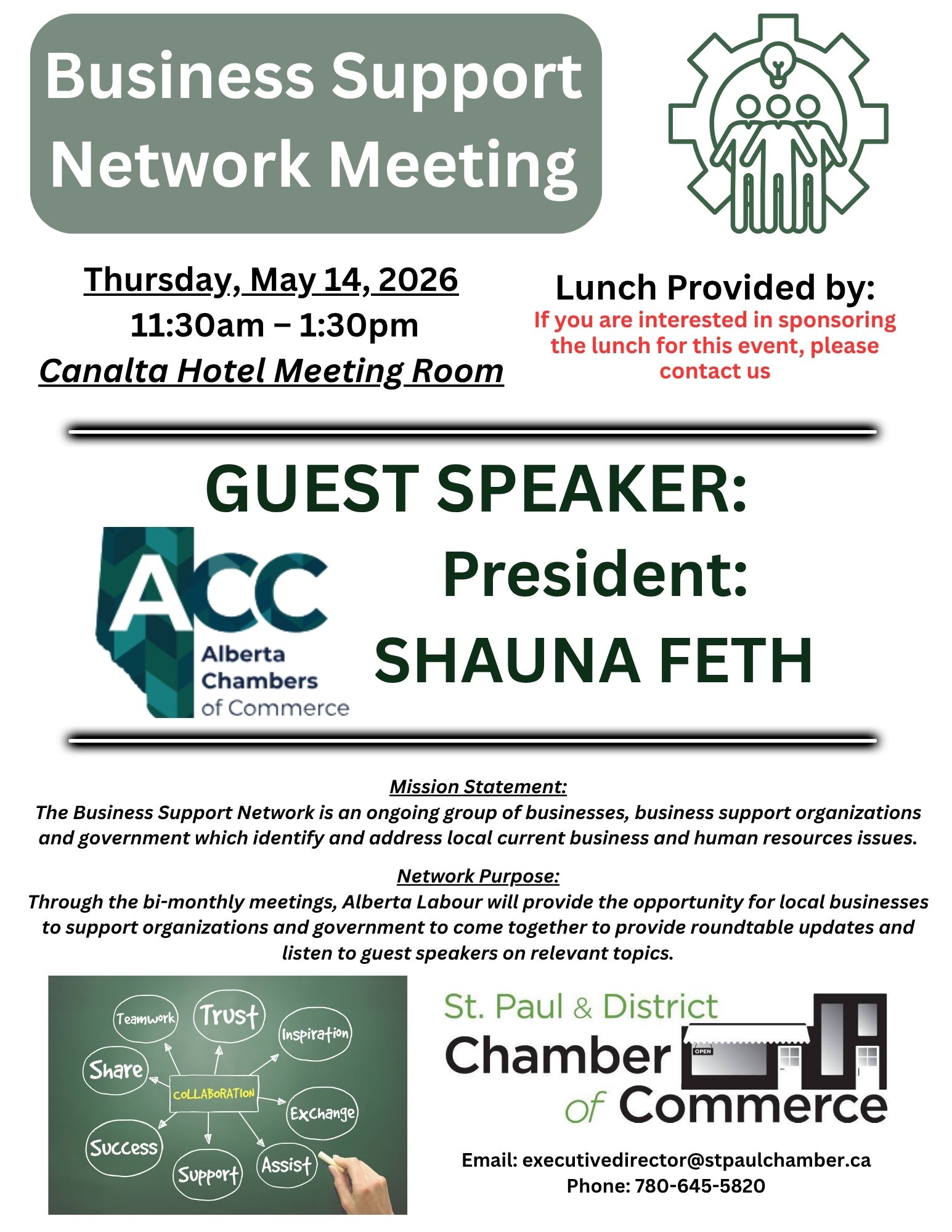 Business Support Network Meeting (BSN)